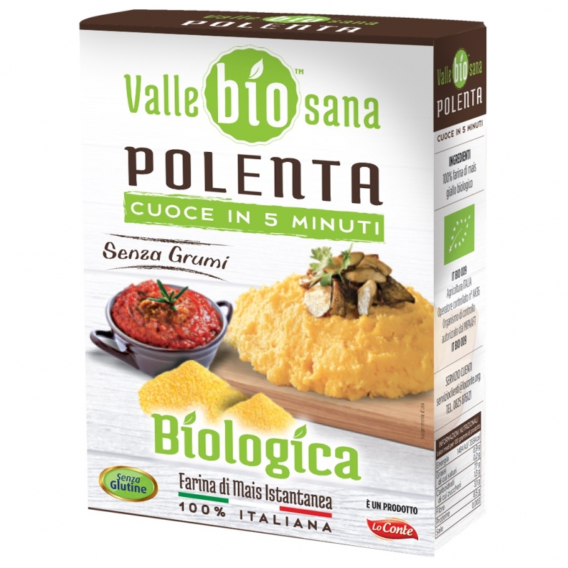 Organic yellow polenta