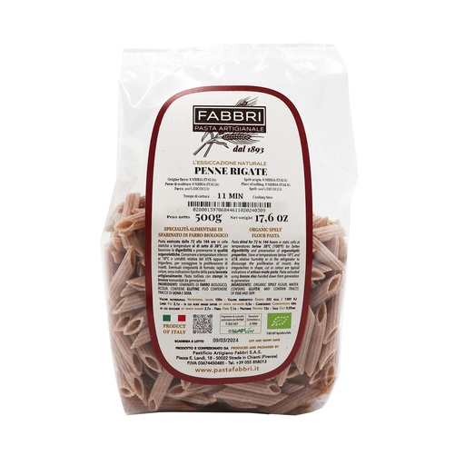 [PPAT00109] Penne Rigate Farro Dicocco